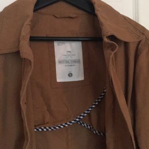 Gap men’s spring coat size S khaki